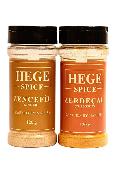 Hege Spice Zencefil & Zerdeçal Şifa Kökleri 2'li Set