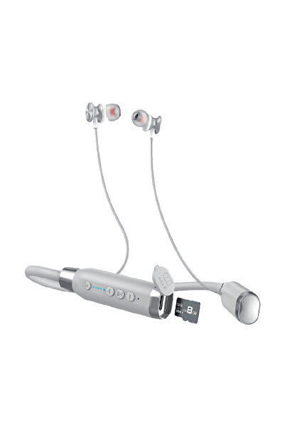 Linktech H987 SD Kart Çift Cihaz Bağlantılı Boyun Asklı Bluetooth Kulaklık - ...