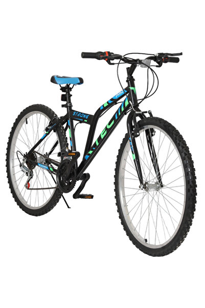Belderia Bisiklet Strong 26" Jant 21 Vites Erkek Dağ Bisikleti Siyah - Mavi