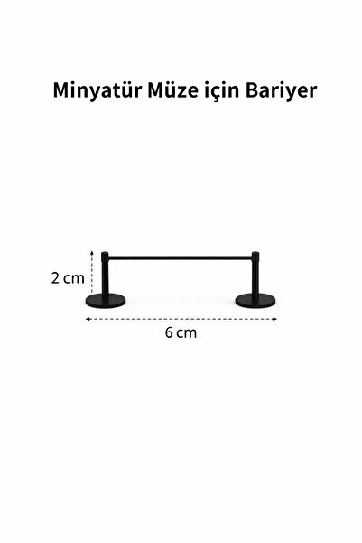 Köseoğlu 3 Adet Bariyer - Teraryum ve Minyatür Müze için Figür - 1/50 Ölçekli...