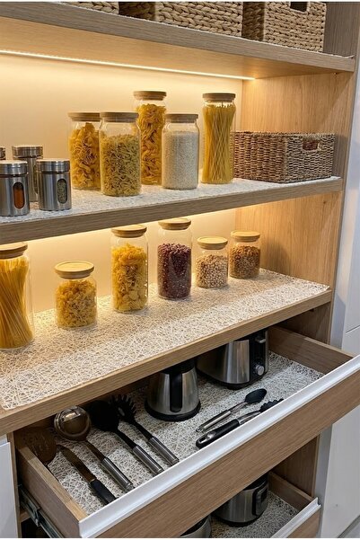 Rona Home Husă transparentă anti-alunecare din PVC pentru raft Sertar frigide...