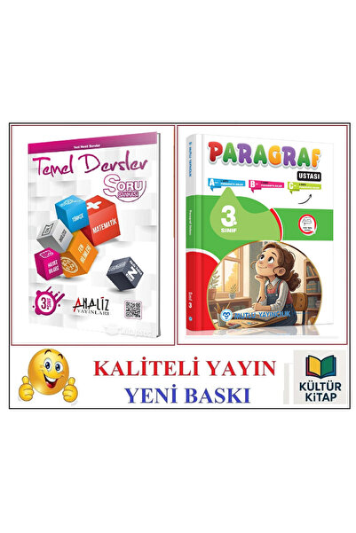 Mavi Tebeşir Yayınları 3. SINIF Temel Dersler Soru Bankası & Paragraf Max