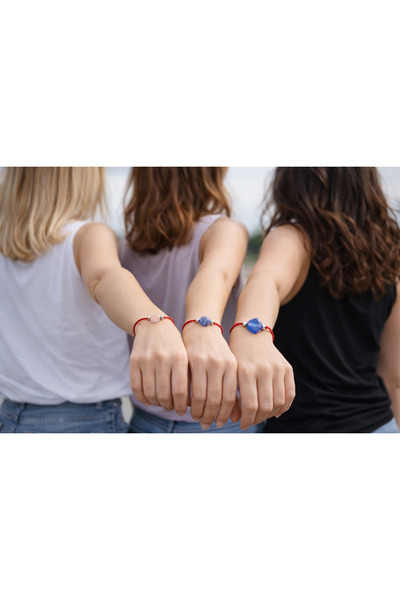 sonsuzsaat Arkadaş Bilekliği 3 Adet Renkli Dostluk Bilekliği (Fotoğraftakinde...