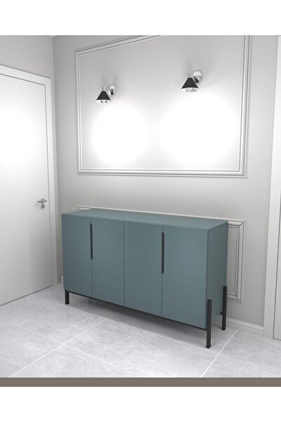 yapı ustam Mdflam Konsol Petrol Antrasit Kapaklı Klasör Dosya Dolabı Tv Ünite...