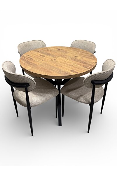 ROYALİSA TABLE CHAİR ROYALISA LOFT YUVARLAK AÇILIR MUTFAK MASASI