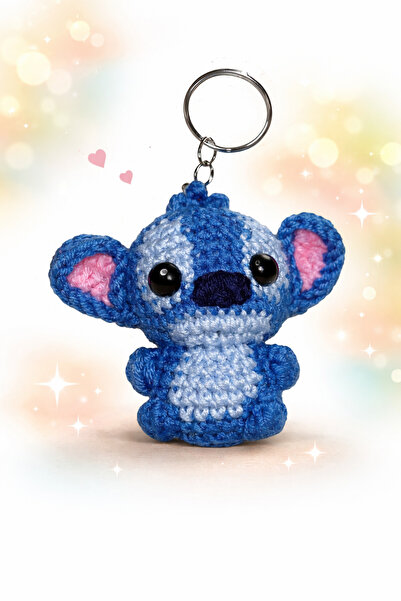 Morey Amigurumi Knitted Keychain - Handmade Bag Accessory and Gift Figure Sti...