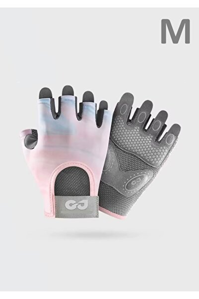 SkyWheel Anti-Sweat Half Finger Fitness Yoga Pilates Palm Anti-Slip Silicone ...