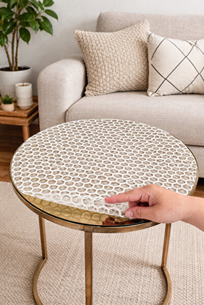 Rona Home Husă rotundă pentru masă de cafea, din răchită de lux, din PVC, cu ...