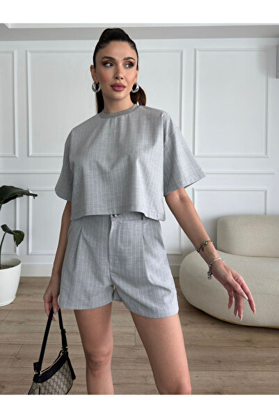 Bettnes طقم شورت قصير مخطط