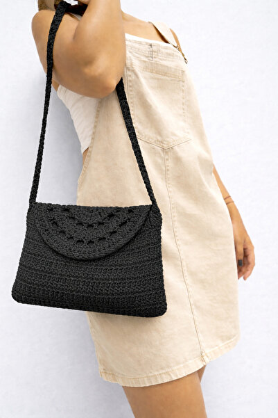 MSM El Yapımı Örgü Kadın Çantası Günlük ve Şık El Yapımı Örgü Omuz Çanta