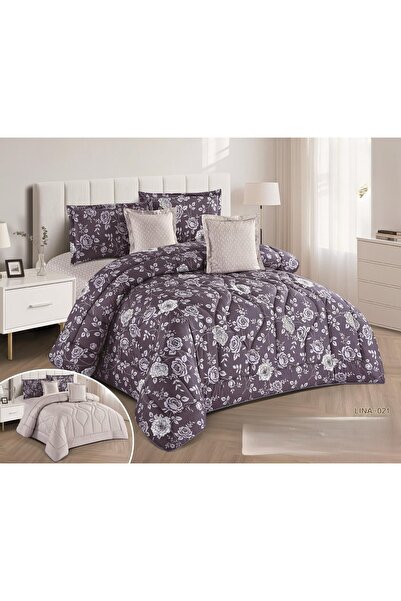 NAJMA Luxurious summer single bedspread with a floral design to give you eleg...