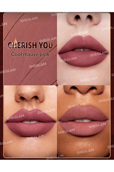 SHEGLAM Dynamatte Boom Mat Ruj - Cherish You (Ember Rose Serisi - Uzun Süre K...