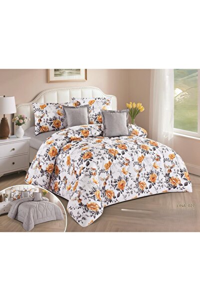 NAJMA Luxurious summer single bedspread with a floral design to give you eleg...