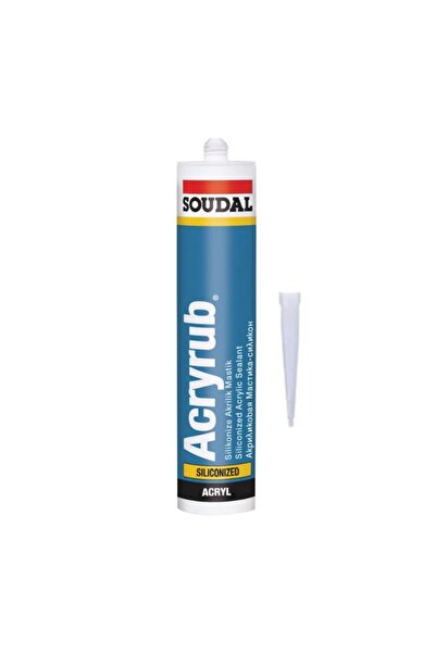 Kastore Soudal Silikonize Mastik Yapıştırıcı Siyah Renk 500gr Duşakabin Pencere Derz Su Geçirmez Boyanabilir