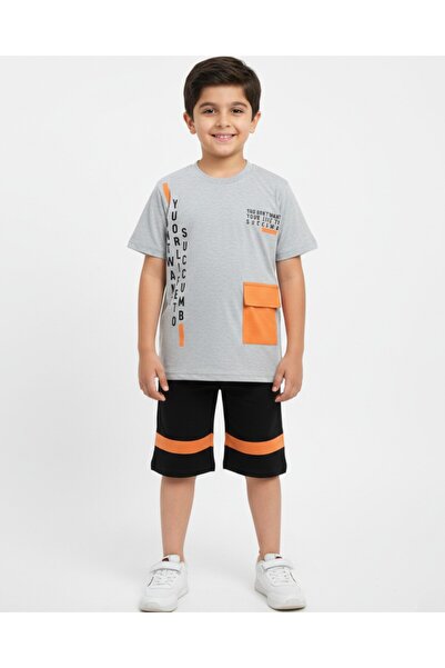 voyyo kids baby Хлопчачий літній комплект з футболки та шортів для дітей віко...