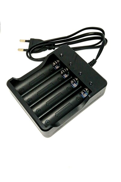 Fırsat Kapıda Pil Şarj Cihazı 4 ' Lü Li-ion Pil Şarj Cihazı Pil Dolduracağı 1...
