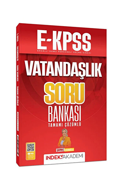 İndeks Akademi 2026 EKPSS Vatandaşlık Soru Bankası Çözümlü - Şahnaz Eseroğlu