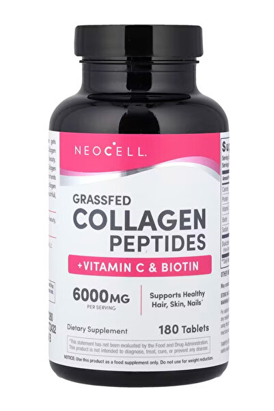 Neocell Collagen Peptides Pills 180 Tab Vitamin C - Biotin Grass Fed Bovine H...