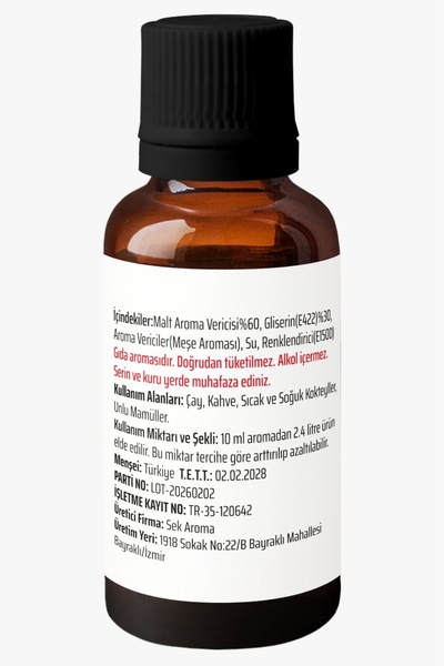Sek Aroma Iskoç Hazır Karışım Malt Kiti - Iskoç Hazır Karışım Malt Aroması 50 ml (5 LİTREYE UYUMLU)