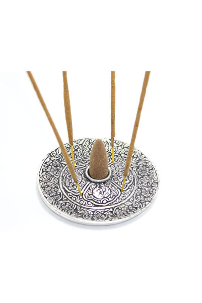 mikudesign Metal Round Incense Burner