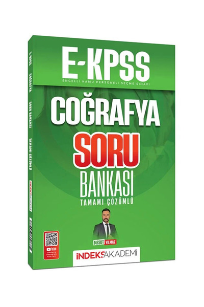 İndeks Akademi 2026 EKPSS Coğrafya Soru Bankası Çözümlü - Mesut Yılmaz