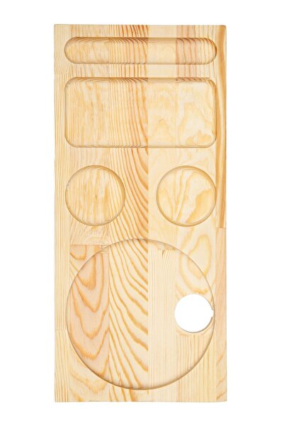 DYT HOME 1 Piece Wooden Hotel Treat Tray, Hotel Type Presentation Tray, Kettl...