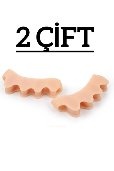 zeixpow 5 Parmak Ayıran Silikon Geçmeli Makara Ayak Parmak Arası Makara