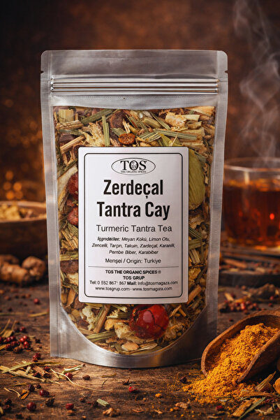 TOS The Organic Spices تانترا الكركم التورميريك - 100 جرام شاي حار (الأول) ال...