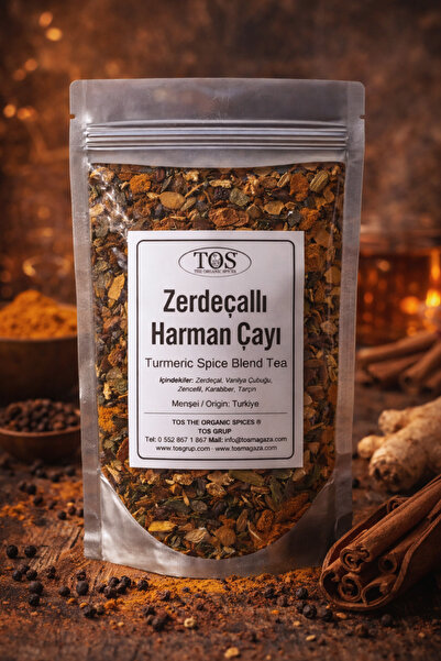 TOS The Organic Spices 40 جرام من مزيج التوابل التورميليك بالكركم - الأول شاي...