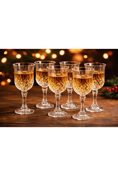 MORANO Set de 6 pahare cu picior pentru vin alb Elmas MR211 180 ml