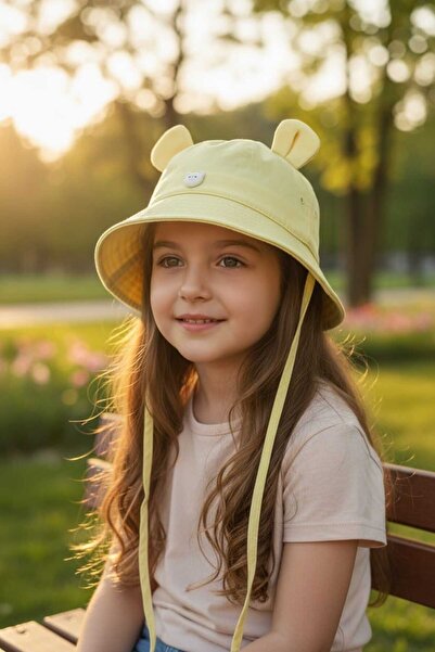 Aware Time Παιδικό καπέλο Fedora με κορδόνια Kitti 4-8 ετών