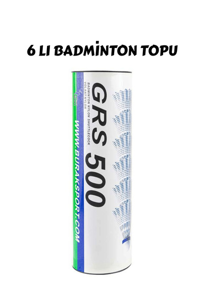 CANSPORT CAN SPORT 6 lı BADMINTON TOPU MANTAR KAFA BEDMINTIN TOPU KUTULU 6 ADET