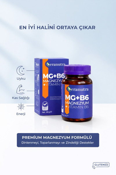 Eranutra Magnezyum Complex 60 Tablet 125 Mg - Bisiglinat - Taurat - Malat - S...
