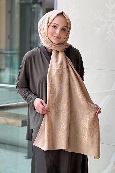 Imannoor 3001 Dama Desen Naia Pamuk Şal