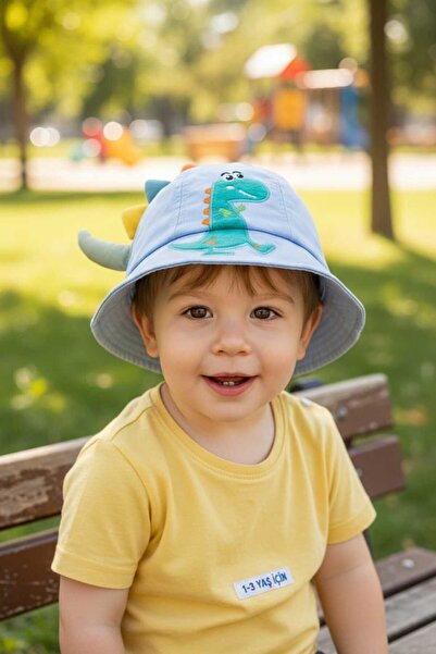 Aware Time Kitti 1-3 Yaş Erkek çocuk Figürlü Yazlık Fötr Şapka