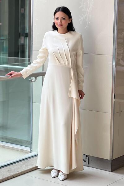 SENNA 3009-23Y فستان فامي فريس