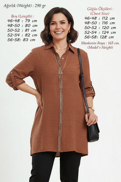 Laden Plus Size Women's Linen Seasonal High Quality Evening Dress with Stones...