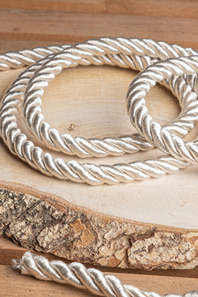 MEFAKS TEKSTİL 10 mm Örgü İpi Halat İpi – Bambu Kordon İp (1 Metre), Supla Ru...