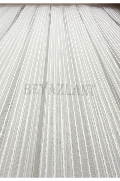 BEYAZLANT TEK MAKARNA BURGULU AĞIR GRAMAJLI 1/3 Sık Pileli Ütü GEREKTİRMEZ HE...