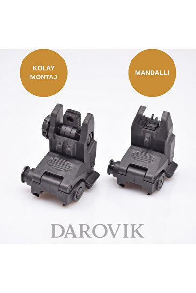 Darovik DKT33A Katlanır Gez Arpacık Takımı (Mandallı, Taktikal)