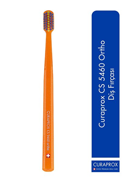 Curaprox Cs 5460 Ortho Ultra Soft Yumuşak Diş Fırçası Yeşil,turkuaz,turuncu Renkler