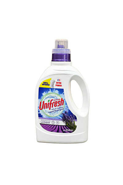 UNIFRESH Liquid Laundry Detergent Lavender 2L – Powerful Stain Removal & Long...