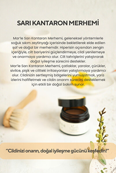 MAR'LE Mar’le Sarı Kantaron Merhemi