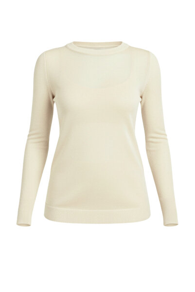 Retrobird Transparent Fit Knitwear Sweater Women's Ecru