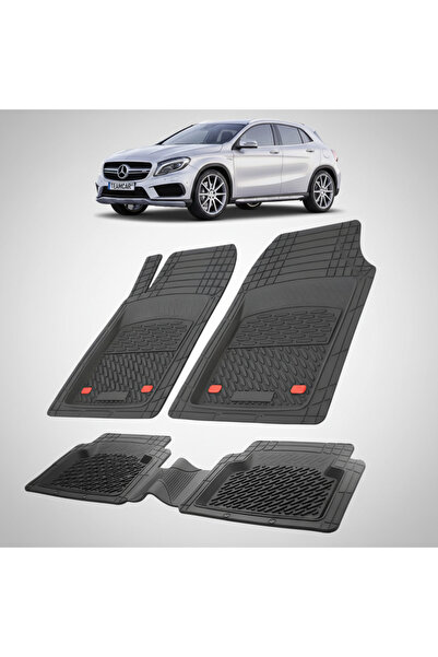 TEAMCAR Covorașe auto tip tavă pentru Mercedes-Benz GLA X156 (2013–2019) Negru