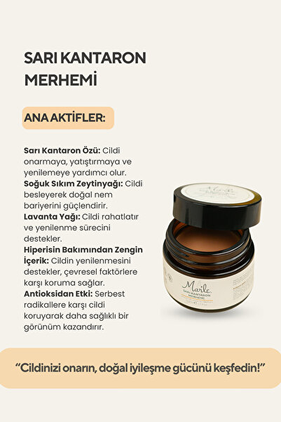 MAR'LE Mar’le Sarı Kantaron Merhemi