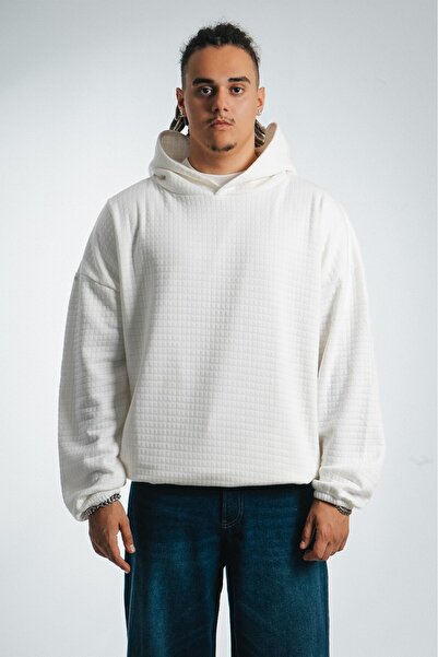 No Future Oversized Waffle Hoodie NF0537EK