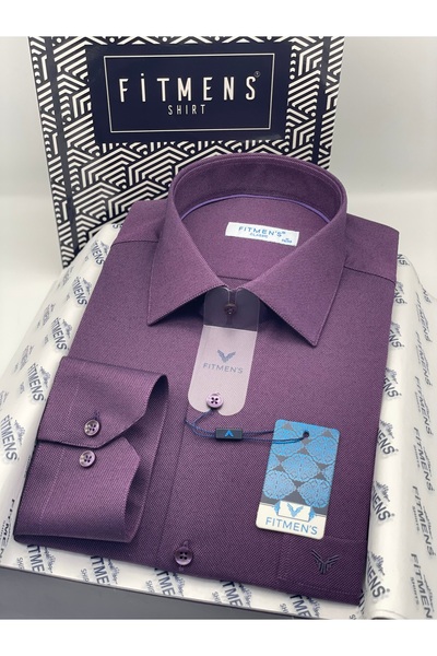 Fitmens Klasik Uzun Kol Oxford Hediye Kutulu Kolay Ütülenebilir Erkek Gömlek ...