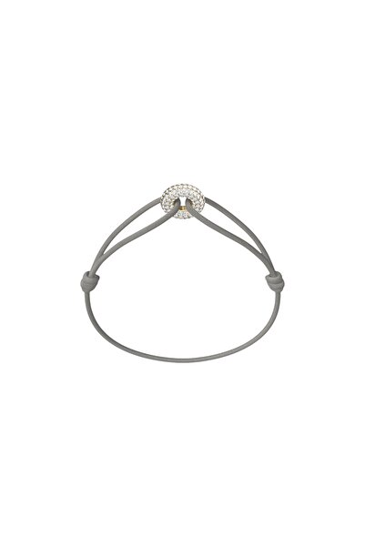 Wecord London Mini Golden Soho Pavé Cord Bracelet