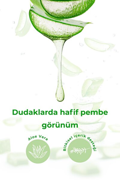 Bio Asia Aloe Vera Lip Stick – Nemlendirici & Doğal Parlaklık Veren Renkli Dudak Bakımı (Pembe)